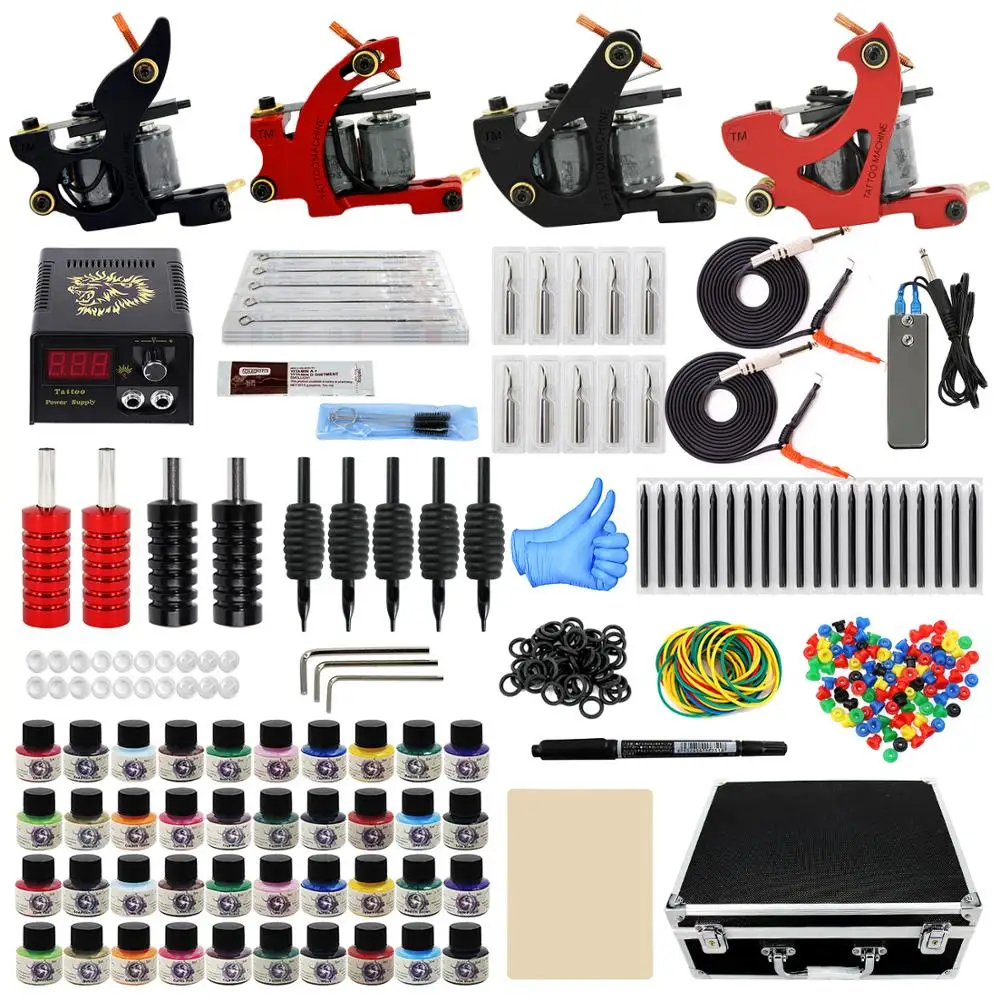Тату машинка 54 цвета с чернилами|Тату-машинки| |