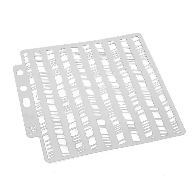 9 шт. многоразовый шаблон для кофе Форма граффити трафареты DIY живопись Домашний