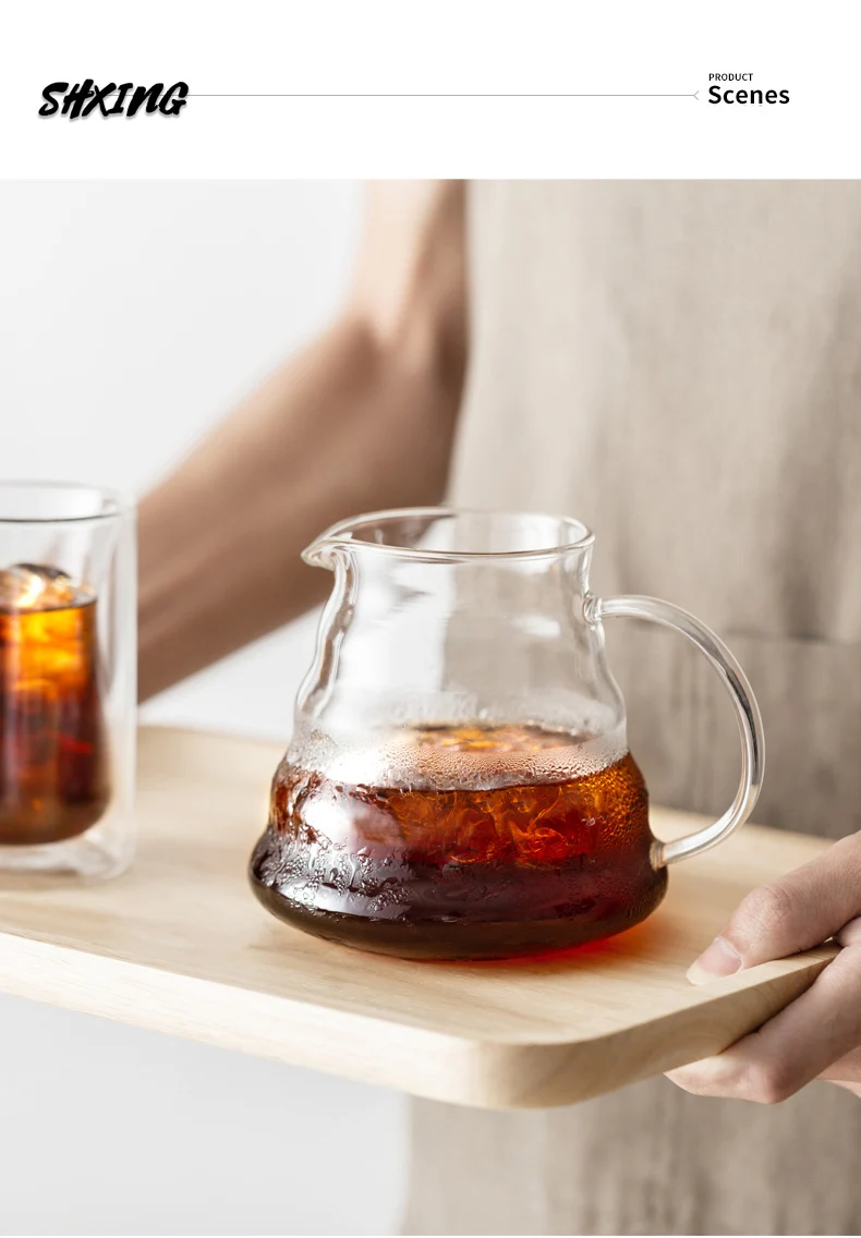 Кофейник в форме облака V60 стильный горшок с фильтром деревянная подставка