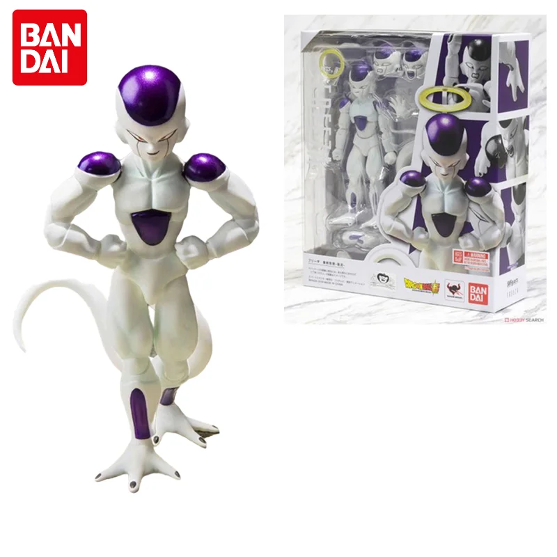 

Original Bandai Dragon Ball Z Anime Figure SHF Frieza Redux Frieza Anime Action Figures Toys for Children Birthday Gift 14CM