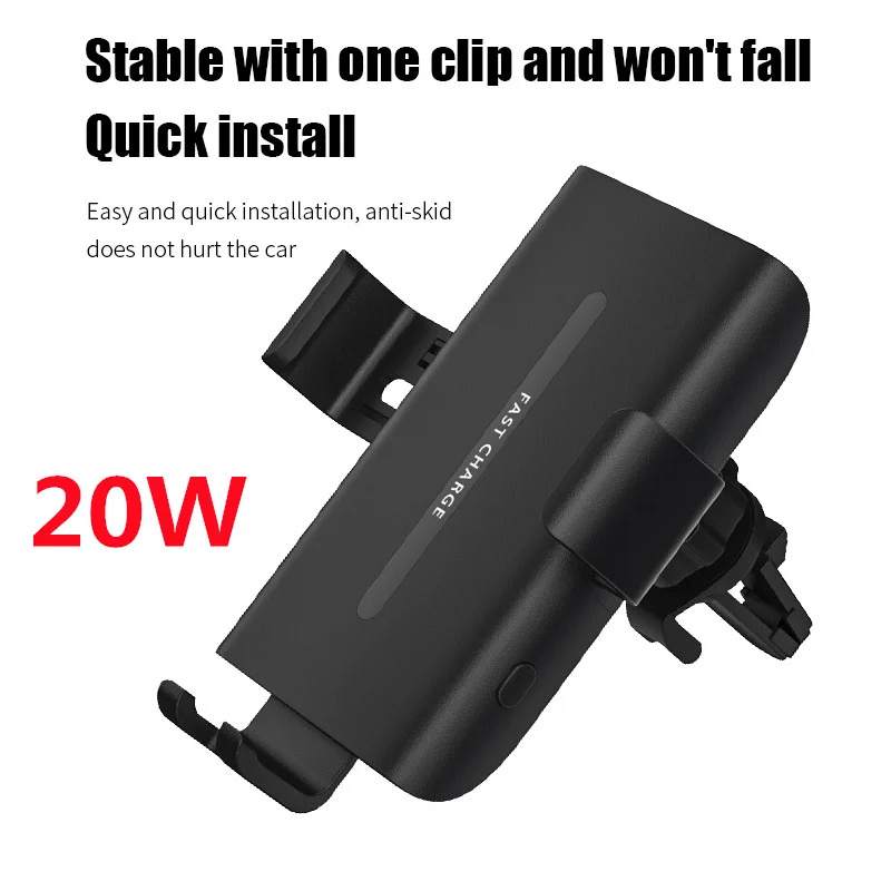 new e31 car wireless charger 20w fast charging mobile phone holder for iphone 131211 huawei mate 2030 samsung s89 xiaomi 10 free global shipping