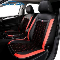 autorown luxury pu leather car seat cover for toyota subaru honda hyundai kia lada bmw universal automobile covers waterproof