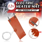 Электрический нагревательный кольцевой обогреватель 12 в 250x90 мм, коврик, автомобильный фильтр для воздушного и сырого нефти, парковочный обогреватель