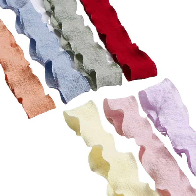 S Black Fungus Lace Ribbon Ruffle Half Diy Cake Shop Clothing Cassette Decorative Ribbon P-55