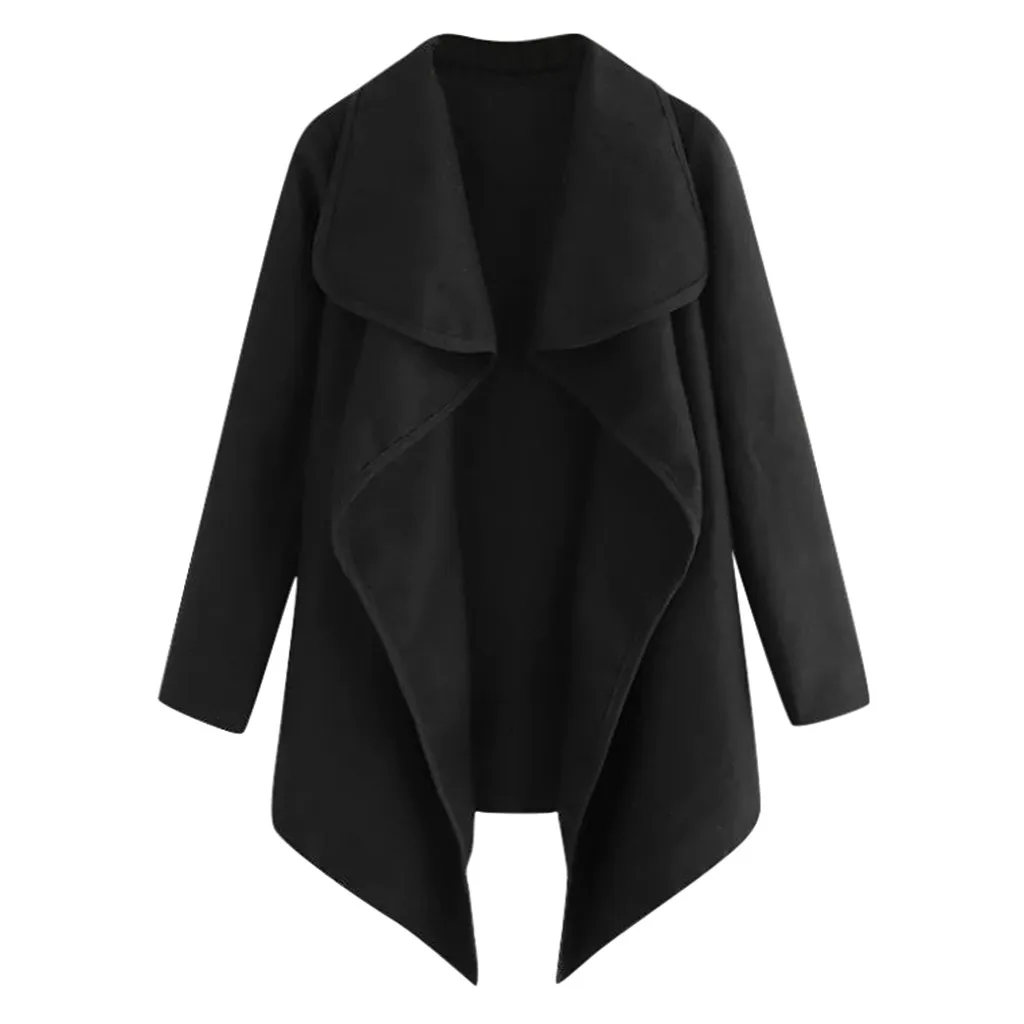 2019 новый элегантный осенне-весенний базовый Жакет женский однотонный открытый