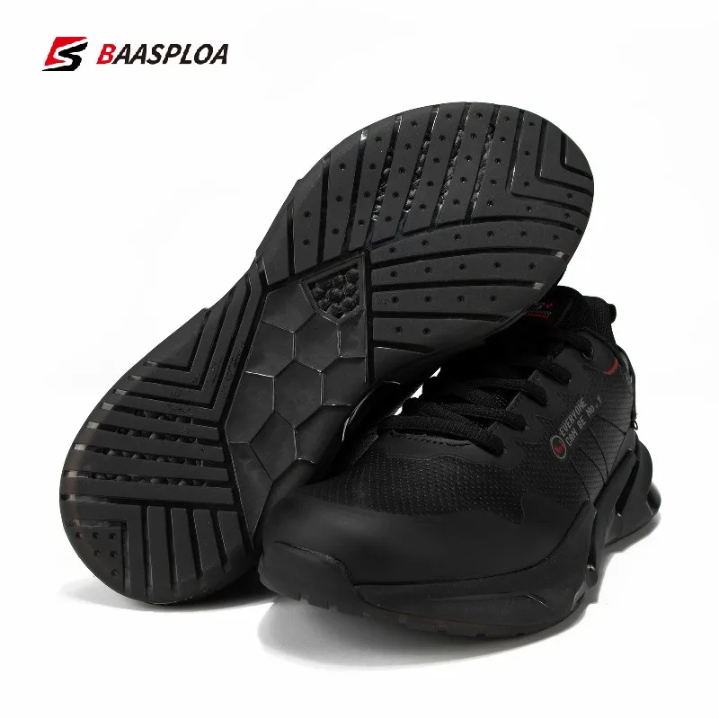 

Baasploa 2021 New Arrival Men Outdoor Running Shoes Non-slip Wear-resistant Casual Shoes Lightweight Male Fashion Walking Shoes