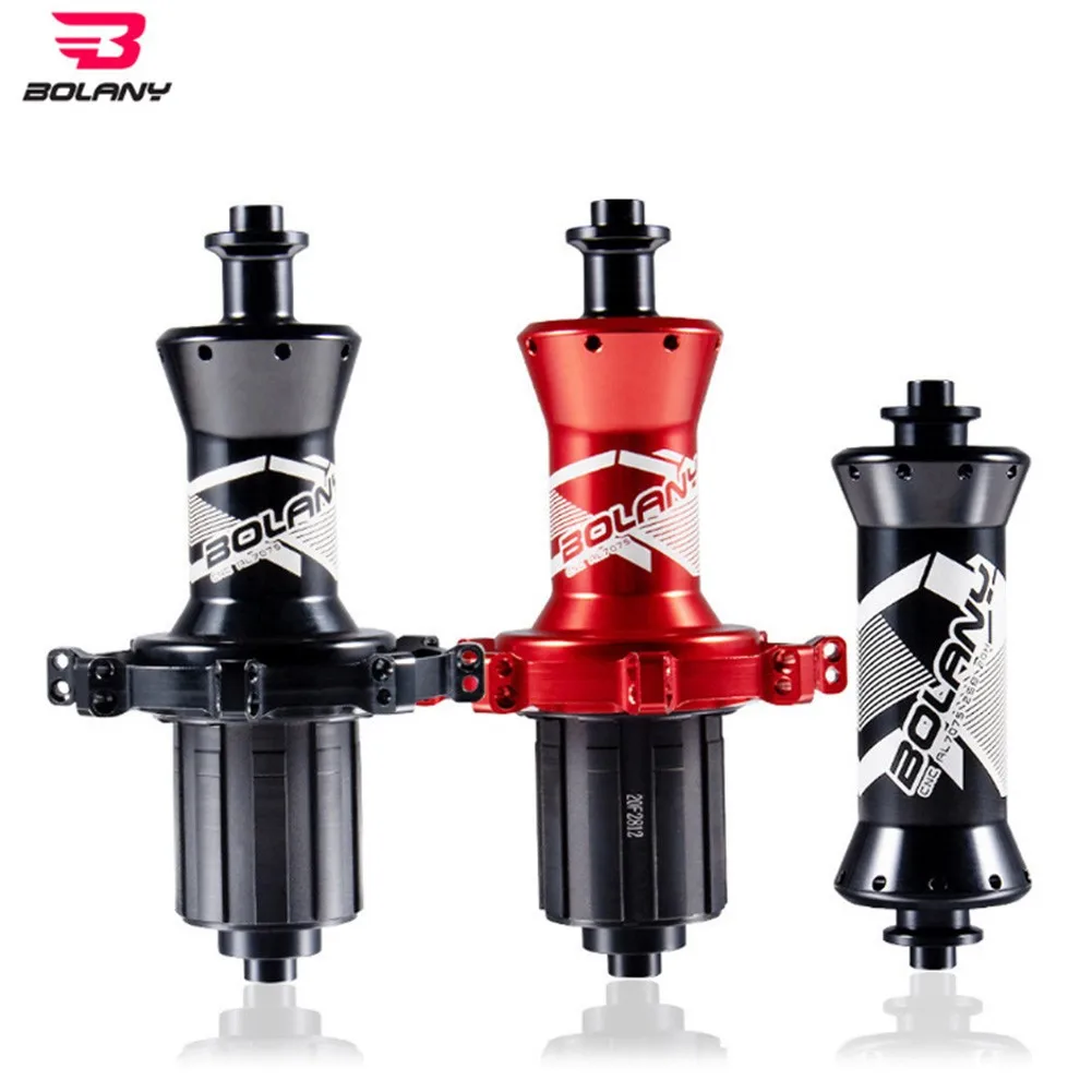 

BOLANY Aluminum Road Bike Hub 20/24 Hole Bicycle Axle 7-11 Speed Bearing Set With Quick Release MTB Bike Accessories 2021 New