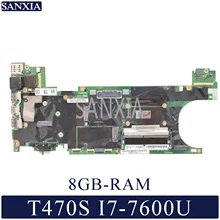 KEFU Laptop motherboard for Lenovo Thinkpad T470S original mainboard 8GB-RAM I7-7600U