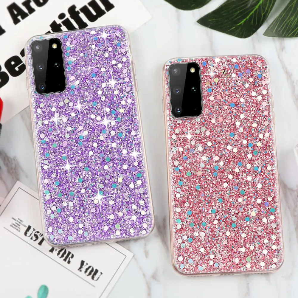 LAPOPNUT блестящий тонкий мягкий резиновый чехол для Samsung Galaxy S20 Ultra S9 Plus S8 S10 S10E S7 Edge