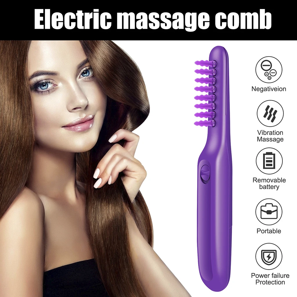 

Wet or Dry Brush Electric Smoothing Hair Detangling Comb Styling Products