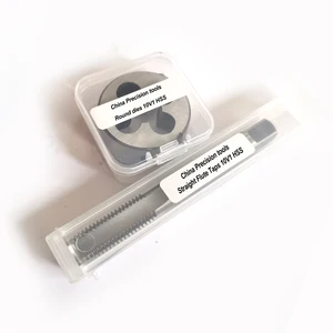 2pcs Schrader Tyre Valve Thread Tap and Die Set 5V1 6V1 8V1 10V1 12V1 Tire Valves Taps Dies 5V1-36 6V1-32 8V1-32 10V1-24 12V1-26