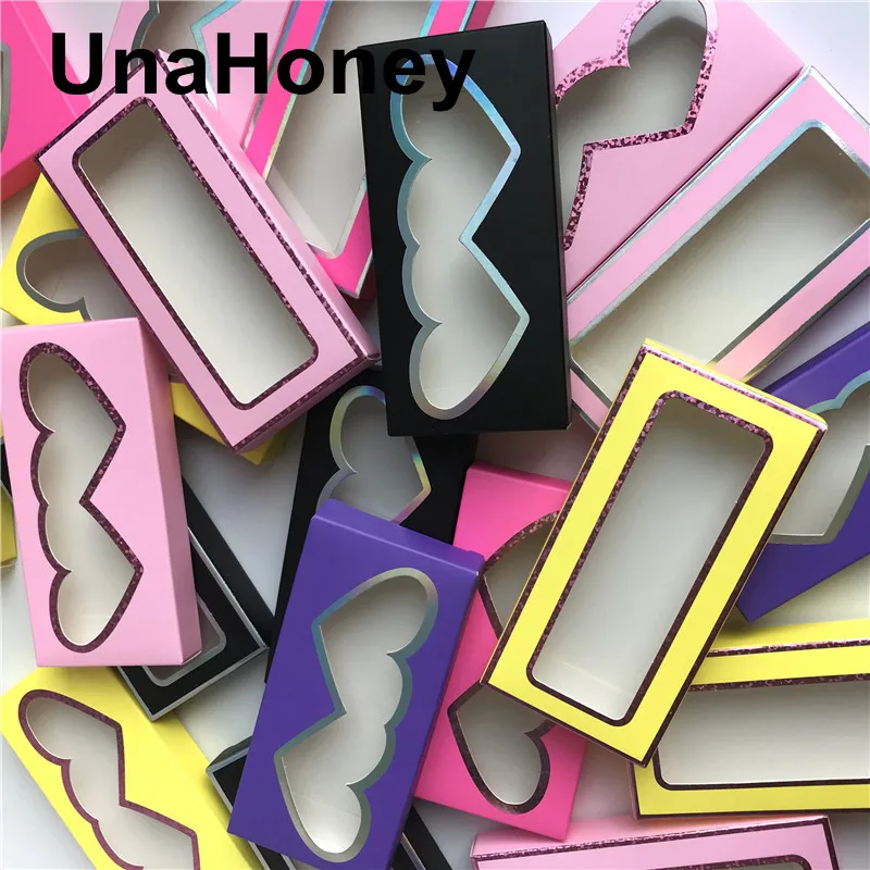 50/100 шт. картонная бумажная упаковочная коробка для 25 мм длинных ресниц оптом