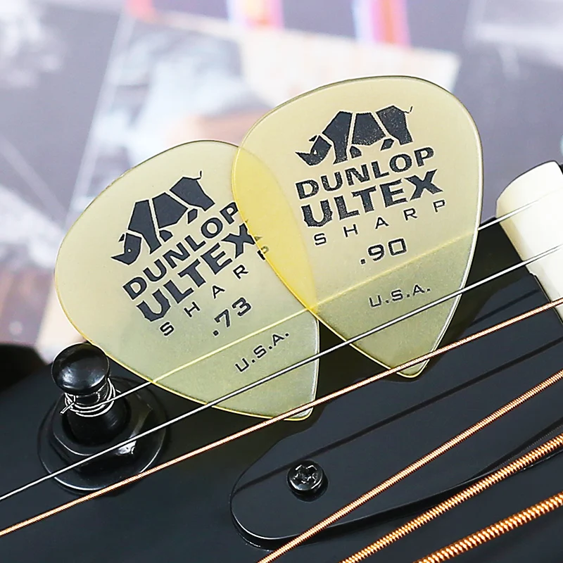 dunlop ultex sharp gitarre pick plektrum vermittler 073mm 20mm bass vermittler akustische elektrische klassische gitarre teile gitarre picks free gl
