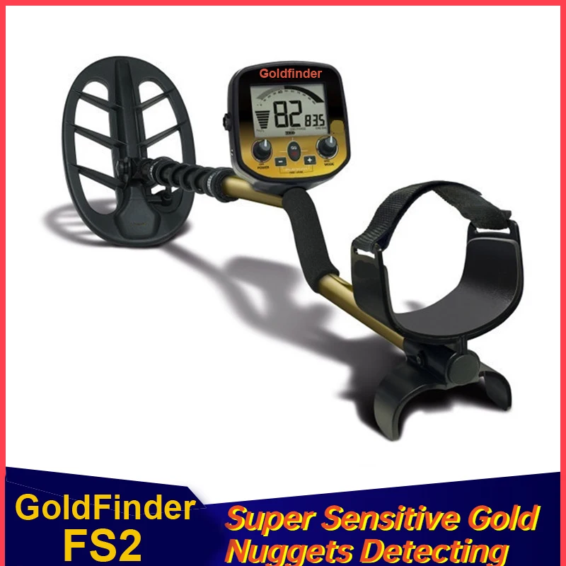 

High Sensity Underground Metal Detector FS2 Pro Gold Finder Bug Detector 2 Coils Treasure Hunter Finder Pinpointer LCD Display