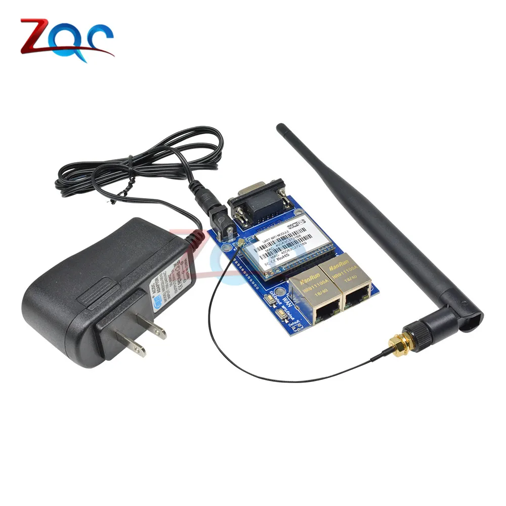 HLK-RM04 RM04 UART последовательный порт к Ethernet WiFi беспроводной модульный переходник макетная плата комплект HLK RM04 промышленный комплект