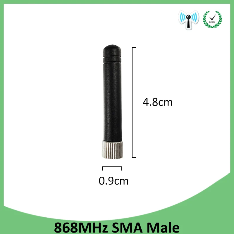 EOTH 10pcs 868mhz antenna 3dbi sma male 915mhz lora antene pbx iot module lorawan signal receiver antena high gain