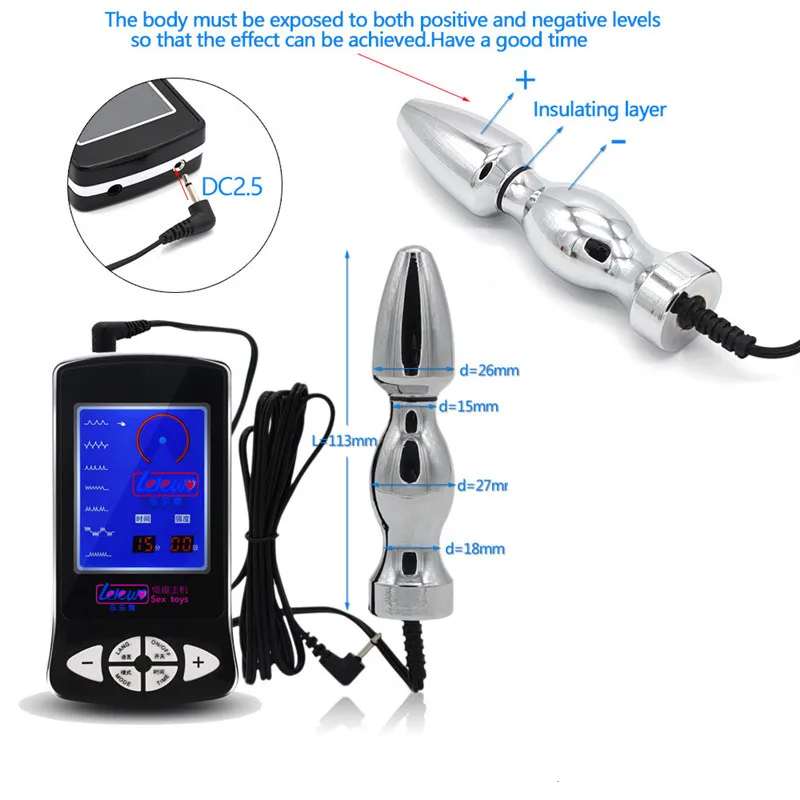 Экзотические аксессуары поражения электрическим током Нержавеющая сталь