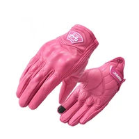 motorcycle leather gloves racing womens knight pink gloves motorcycle anti skid non slip riding gloves moto gloves size xs m