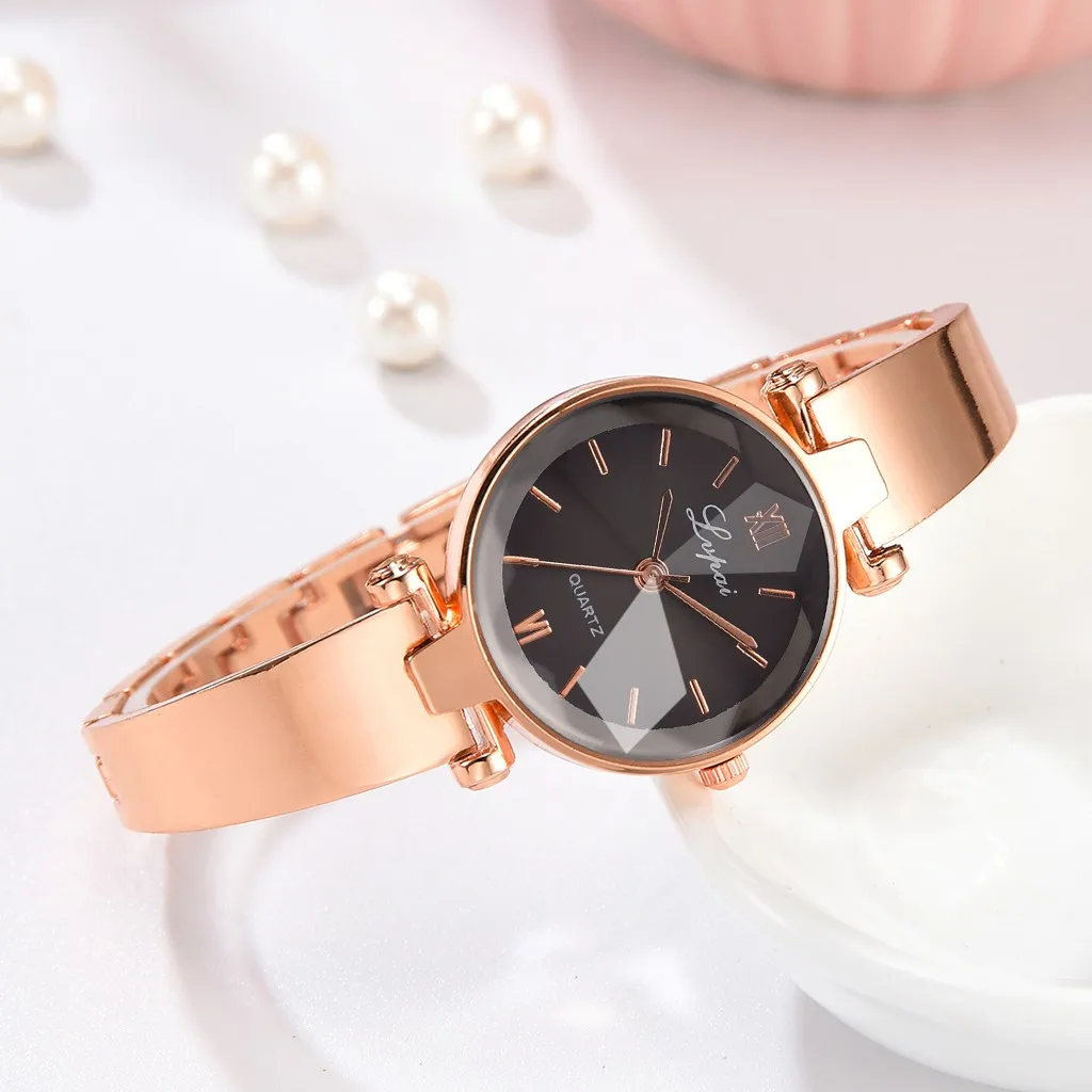 Модные простые женские часы звезда инкрустированные Стразы нержавеющая сталь