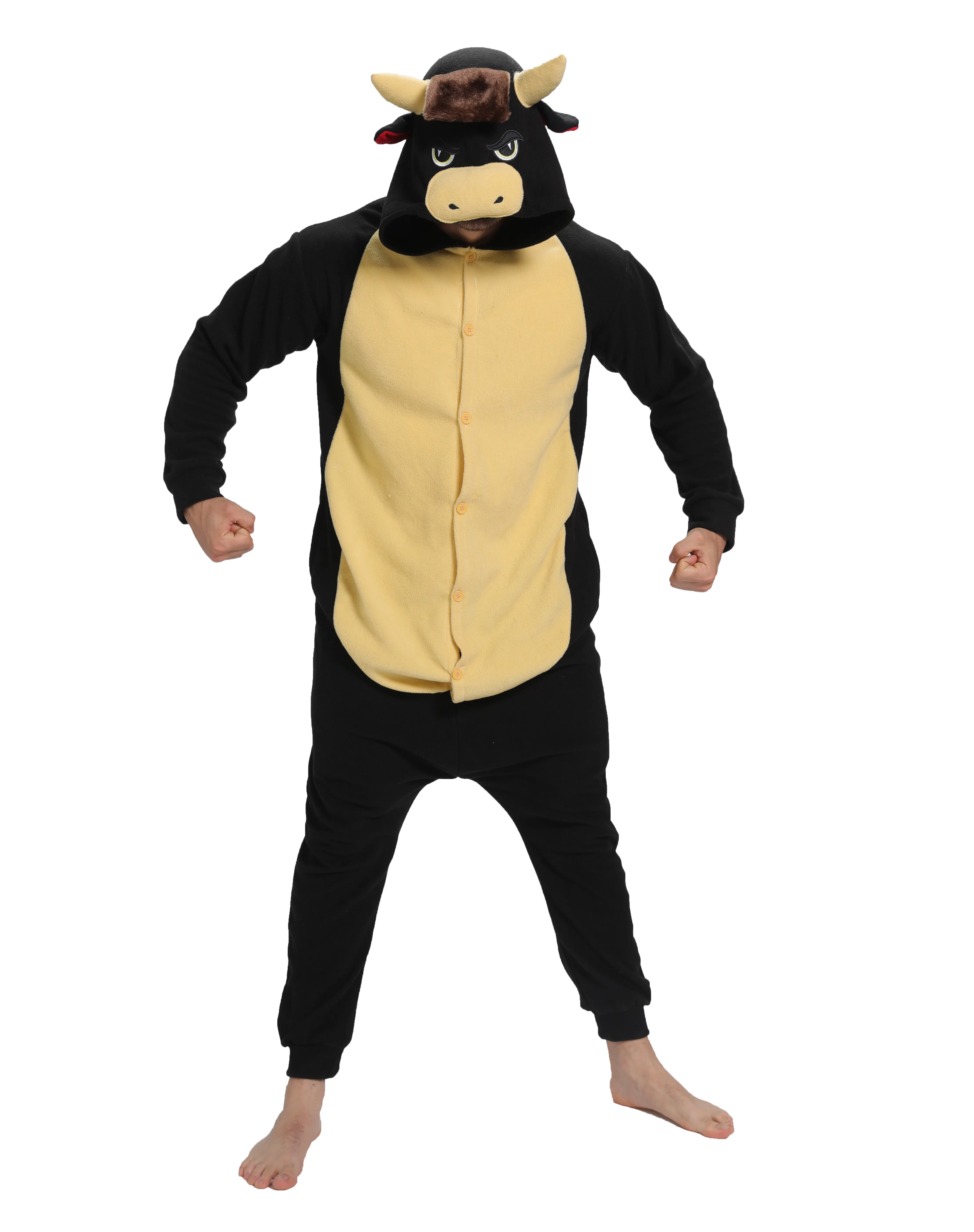 Новинка комбинезон с животными корова пижама ослом для косплея костюм взрослых -