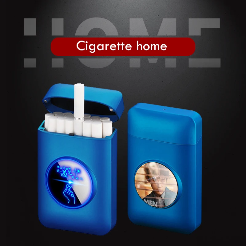 Зажигалка и чехол для сигарет персонализированные Индивидуальные USB зарядка
