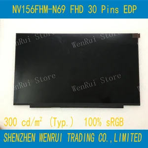 nv156fhm n69 v8 0 15 6 ips fhd for laptop nv156fhm n69 5d10w69936 led lcd screen display 1920x1080 30 pin non touch free global shipping