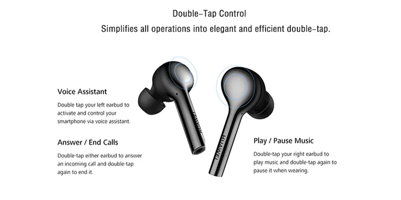 Оригинальные наушники huawei FreeBuds TWS, водонепроницаемые, IP54, беспроводное управление зарядкой, Bluetooth 4,2, huawei Freebuds
