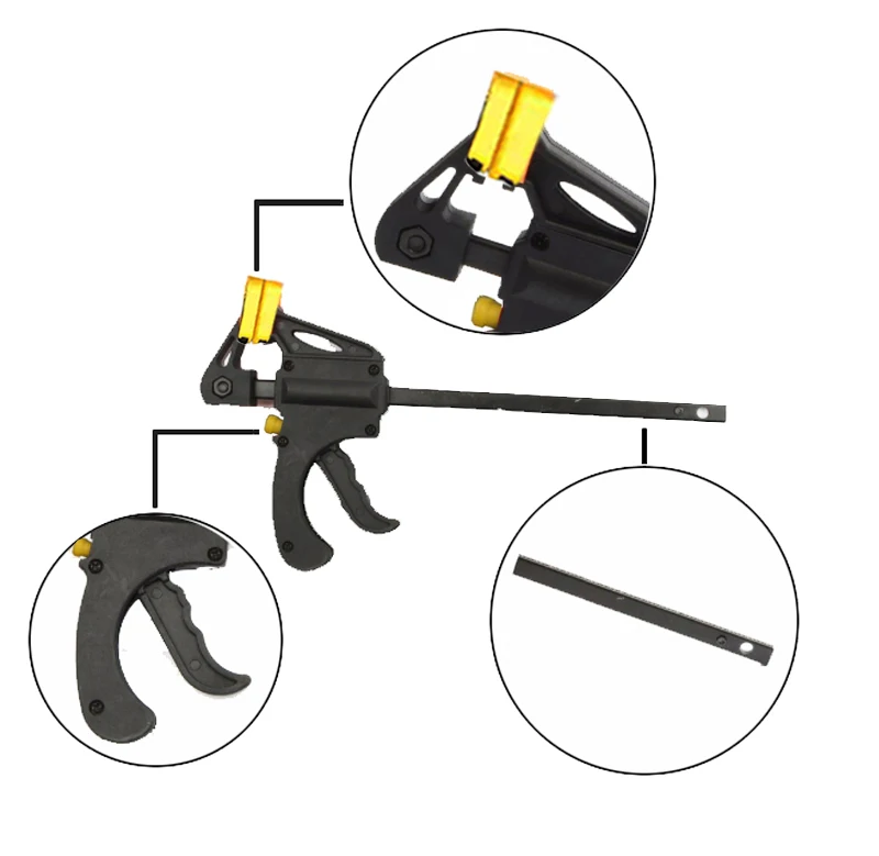 Зажим для деревообработки 4 дюйма или 6 дюймов 3/4/5 шт