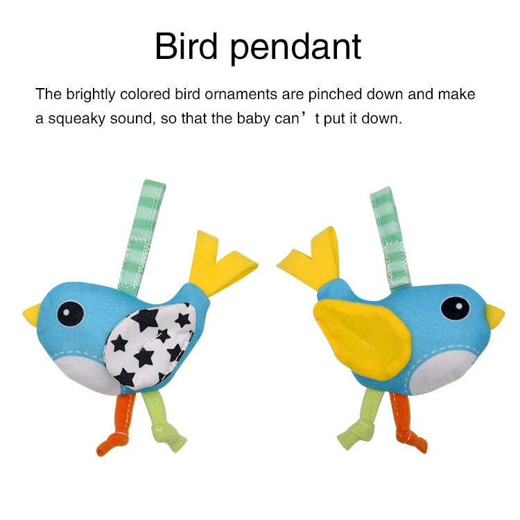 Детский мобильный держатель для игрушек вращающийся телефон с животными из