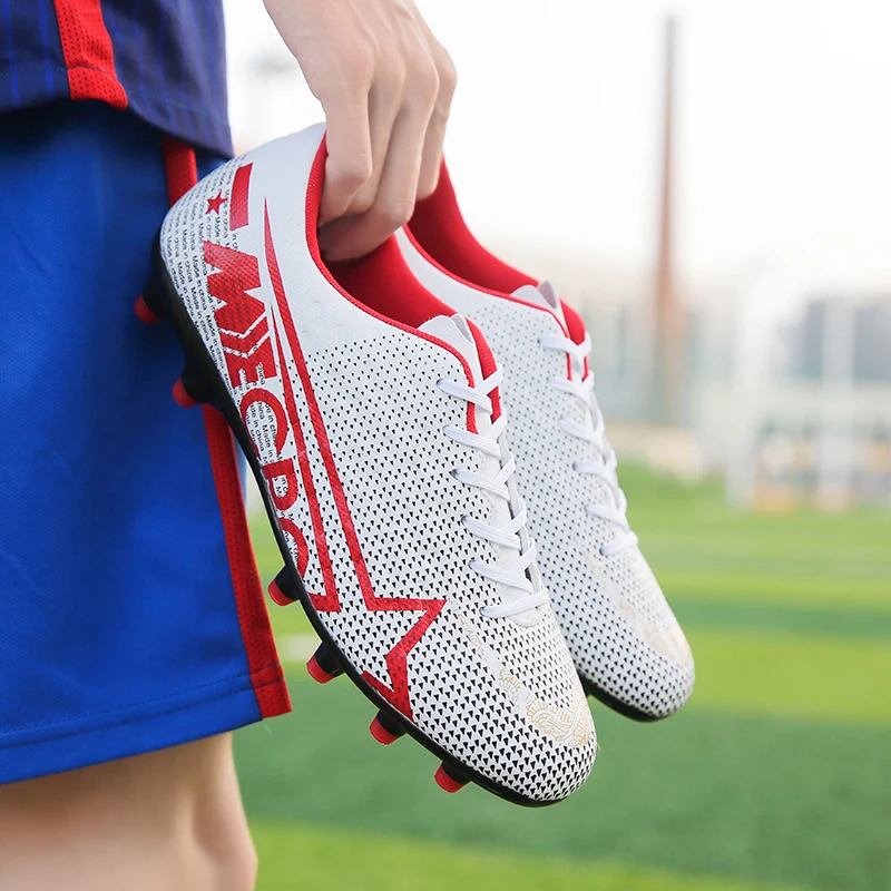 2019 Size33 44 Для мужчин мальчик дети футбольные бутсы для Футбол TF хард кроссовки