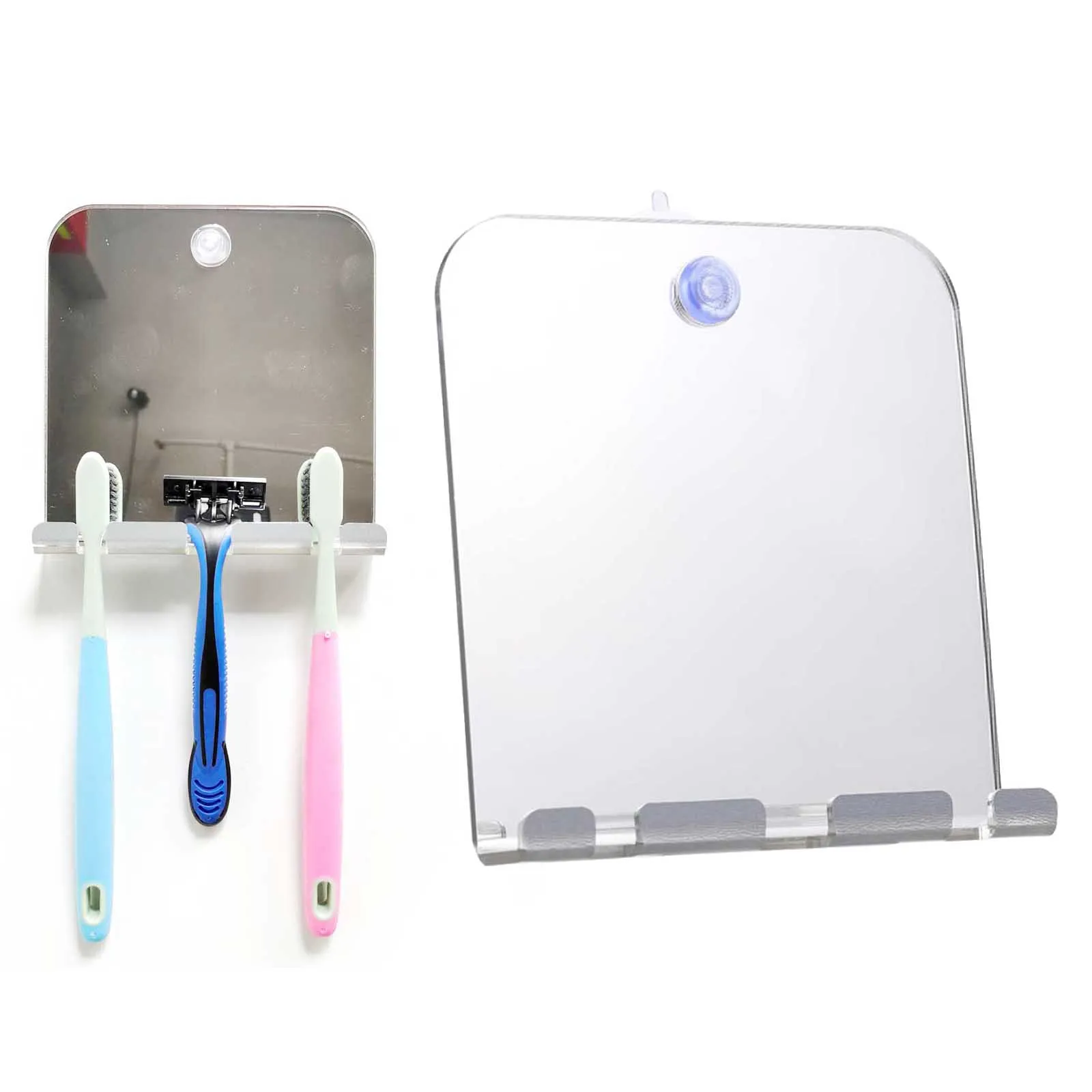 Акриловое противотуманное зеркало для ванной и душа безтуманное бритья дорожные