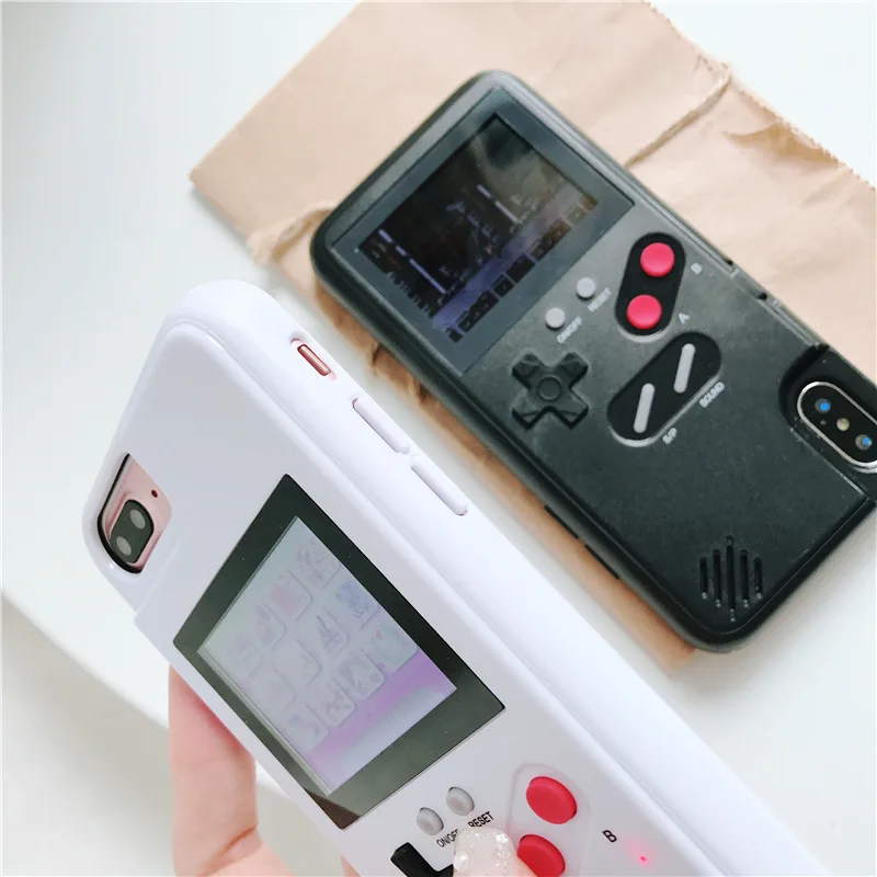 The new color screen mobile phone case Classic nostalgic It works on iPhone X XS Max XR 6S 6 7 8 Plus and other models |