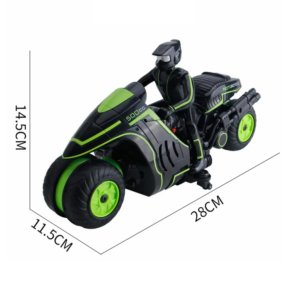 2 4G RC трюк мотоцикл левый-правый Дрифт 360 градусов вращение пульт дистанционного