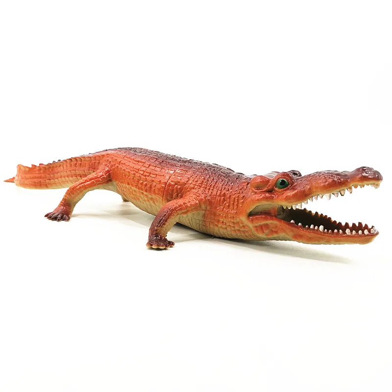 

Simulation Of Small Crocodile Animal Model Toy Sound Kneading Called Crocodile Trick Vent Small Toys