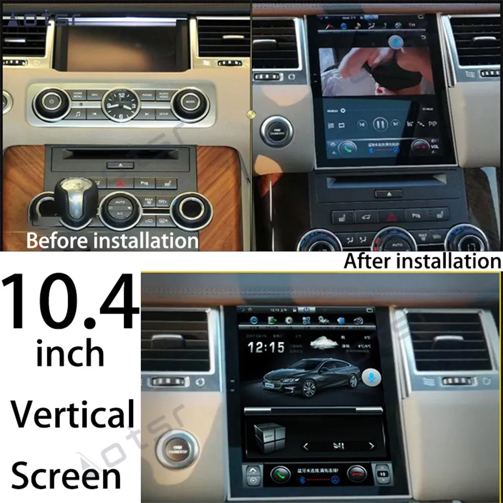 Автомобильный dvd-плеер Aotsr с gps навигацией для Land Rover Range Sport L320 2009 ~ 2013 головное