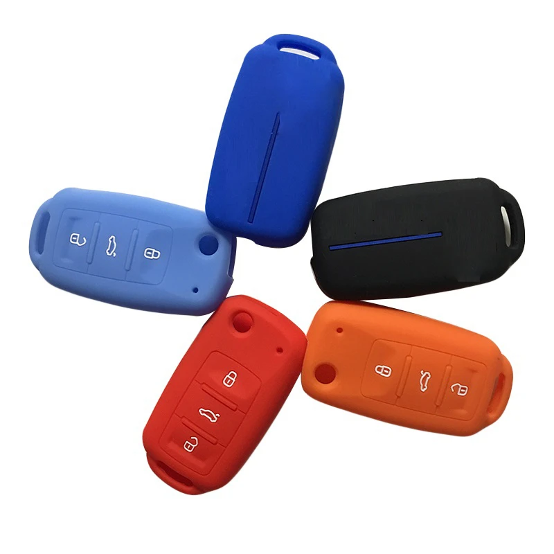 Чехол для ключей автомобиля с откидной крышкой VW Jetta Bora POLO GOLF Passat Beetle чехол