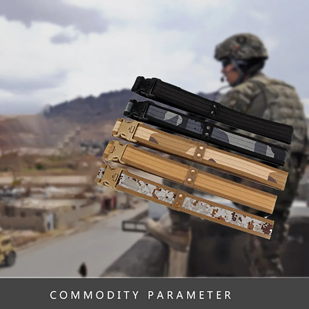 Мужской военный тактический ремень для тяжелых условий службы солдат США веб