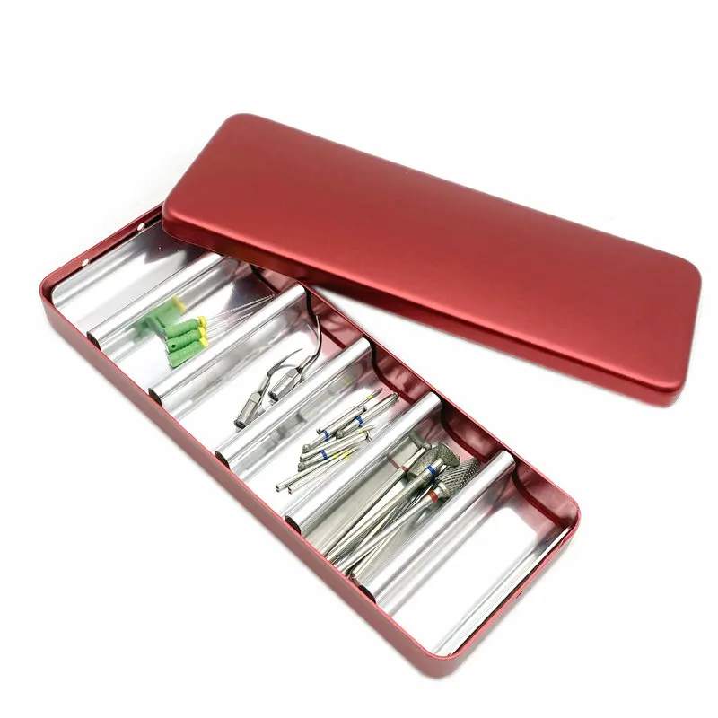 1 шт. стоматологические лабораторные принадлежности коробка для Bur H /K держатель