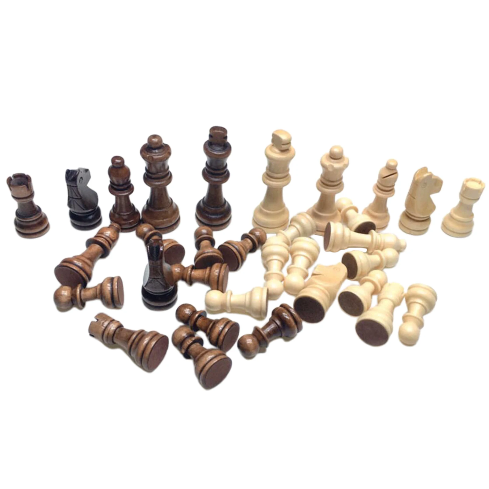 

32pcs Standard Chess Pieces Entertainment Tournament Chessmen Replacement Chess Game 4inch King Pawns Figurine Board Game