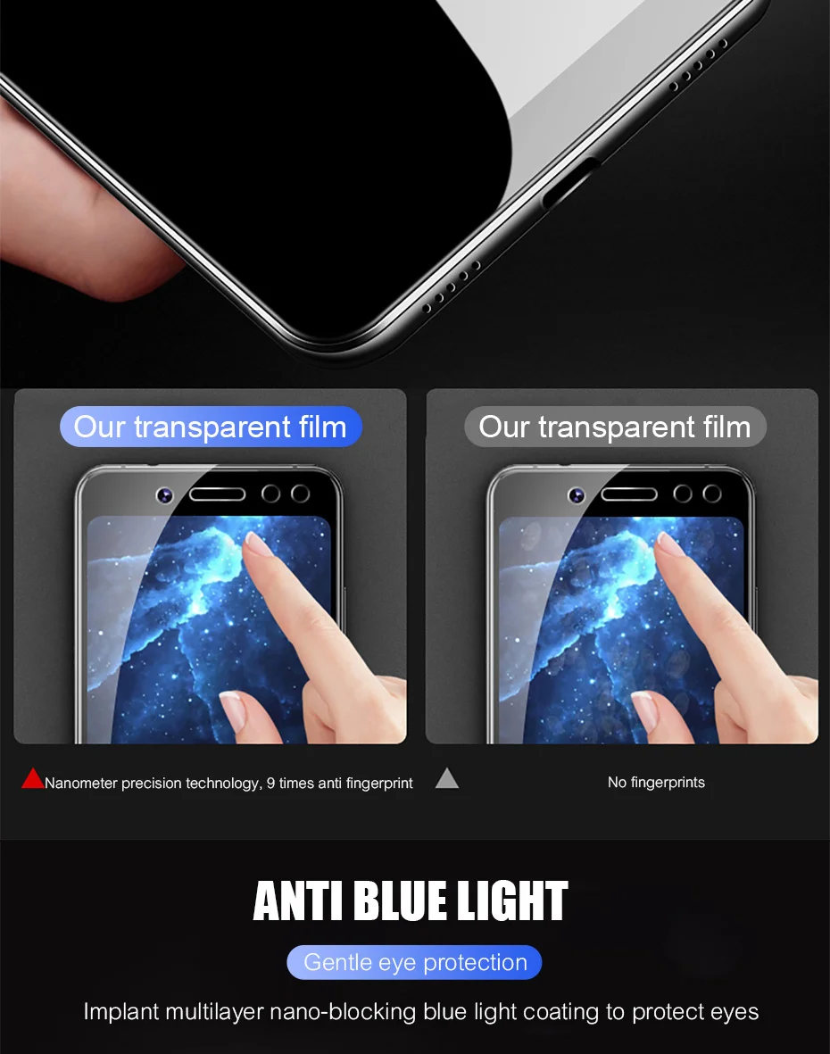 3 шт. полное покрытие из закаленного стекла для Xiaomi Redmi Note 7 6 5 Pro 5A 6 Защита экрана для Redmi 5 Plus 6A Защитная стеклянная пленка