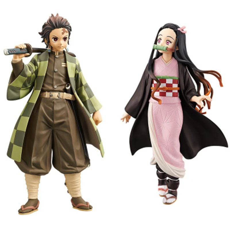 Аниме Фигурки игрушки демон убийца Kimetsu no Yaiba Kamado Tanjirou Nezuko фигурку ПВХ аниме