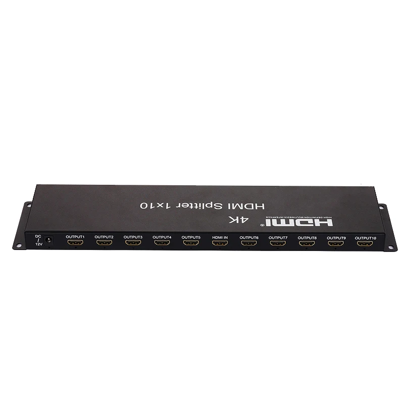 10 портов HDMI split ter, 4K 3D EDID усилитель split 1 Hdmi to Ten display s, женские разъемы для HDTV дисплея