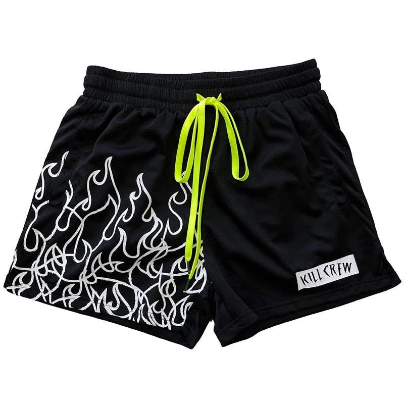 

New Summer Men mesh Gym Bodybuilding Casual Loose Shorts Joggers outdoors fitness beach Short Pants Male Brand Sweatpant S-4XL