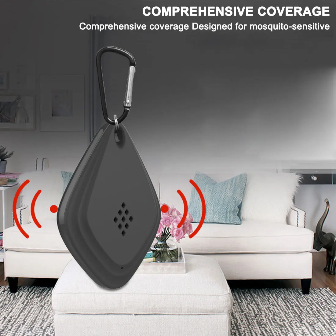 1 шт. Портативный USB Отпугиватель комаров ультразвуковой электронный