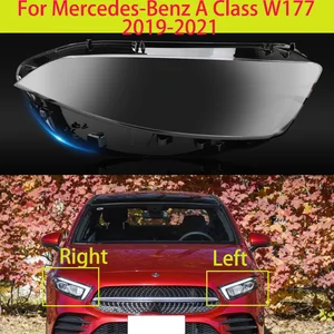 For Mercedes-Benz A Class W177 2019-2021 Headlight Lampshade Lamp Surface Headlight Repair Kit Lens Transparent Glass Housing