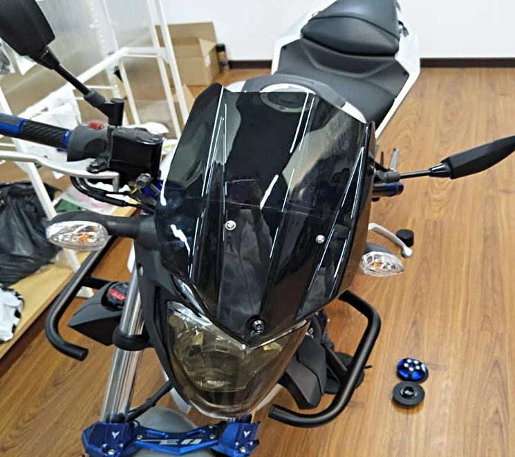

Topteng ABS ветровое стекло для мотоцикла с кронштейном для Yamaha MT-03 2016 2017 2018 2019 аксессуары для мотоциклов Запчасти