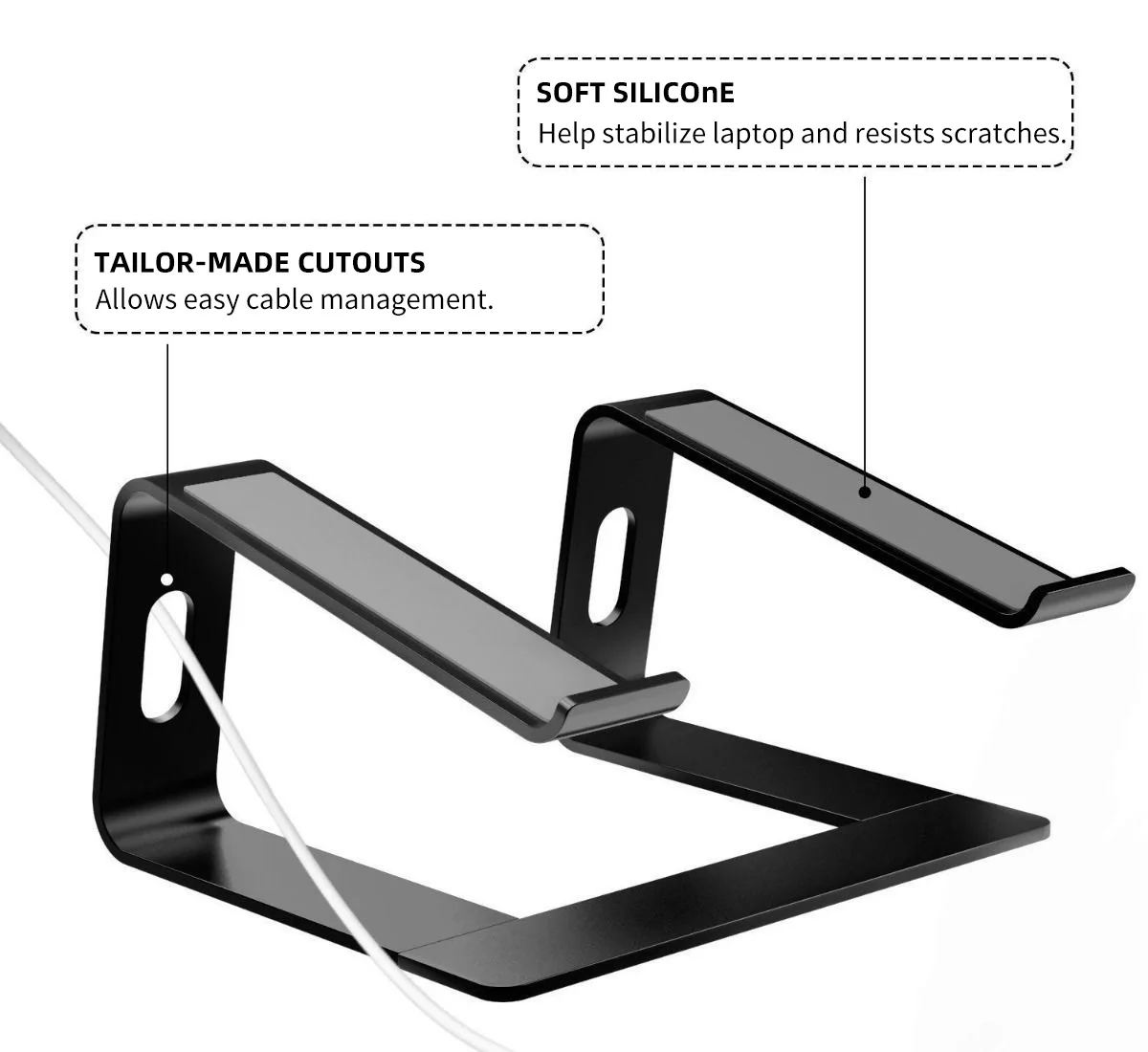 подставка для ноутбука алюм