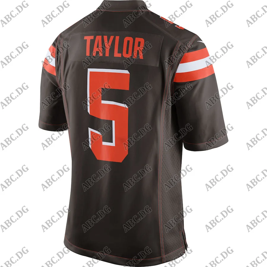 

Customized Stitch American Football Jersey Men Women Kid Youth Cleveland Tyrod Taylor Brown Game Jersey