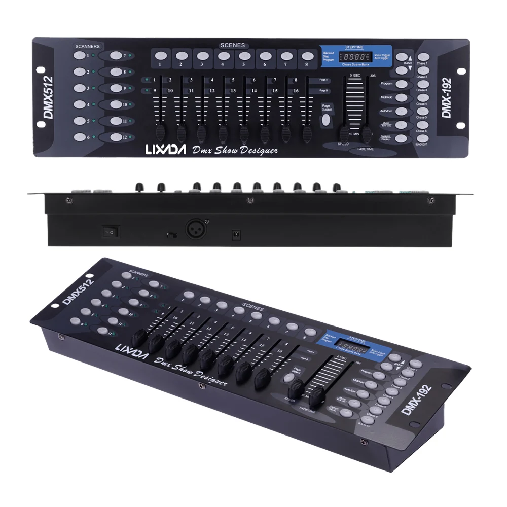 192 каналов DMX512 Контроллер консоль для сцсветильник вечерние НКИ диджея