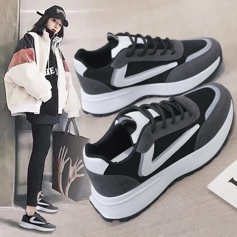 

Okkdey oldfathershoe Женская Весенняя Новинка 2021 сетчатая красная Студенческая Универсальная женская обувь повседневная спортивная обувь forrest